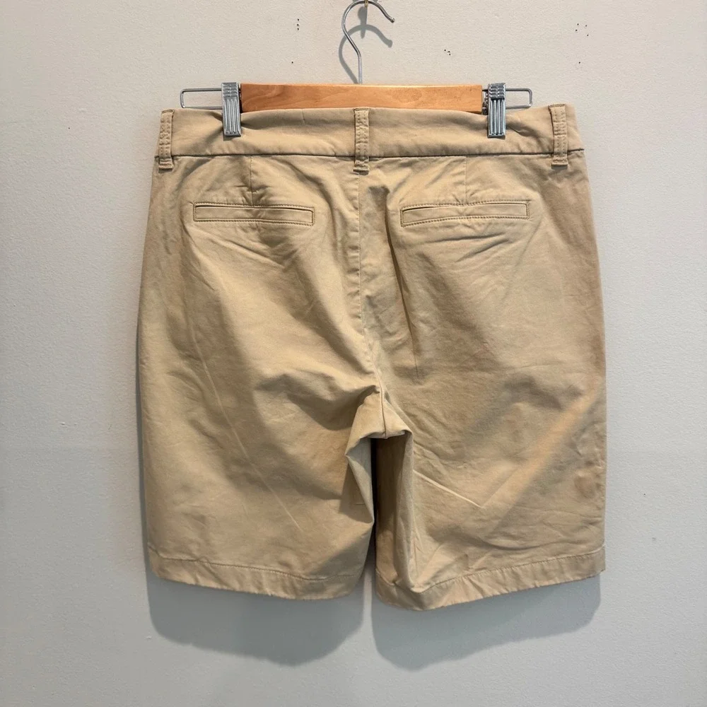 J.Crew Khaki Chino Bermuda Shorts Classic Summer Essential | Size 6